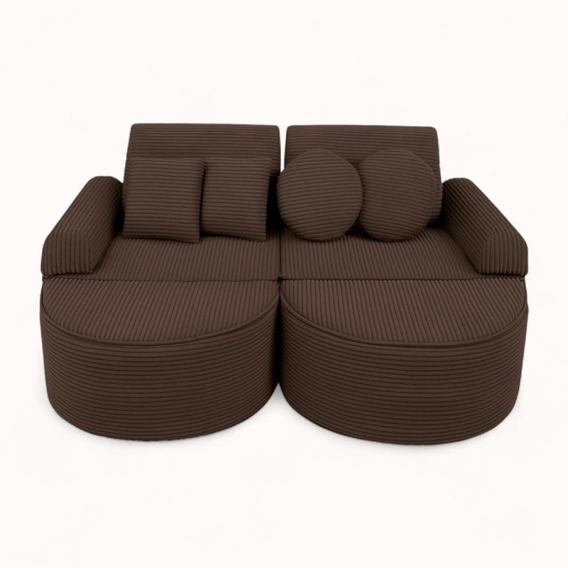 Canapé Modulable pour Enfant marron