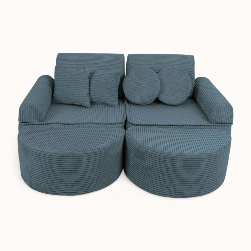 Canapé Modulable pour Enfant bleu