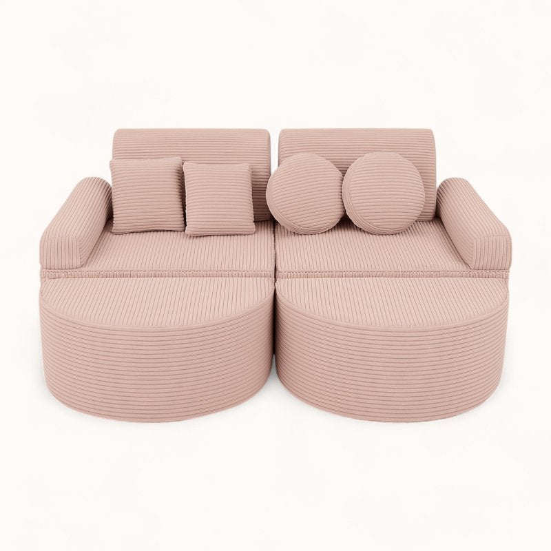 Canapé Modulable pour Enfant rose