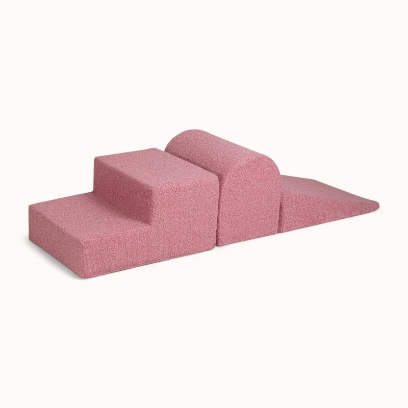 parcours de motricité 4 ans tissu bouclette rose