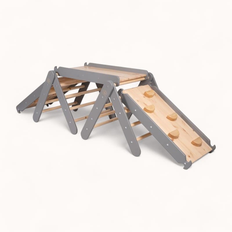 parcours motricité bébé en bois