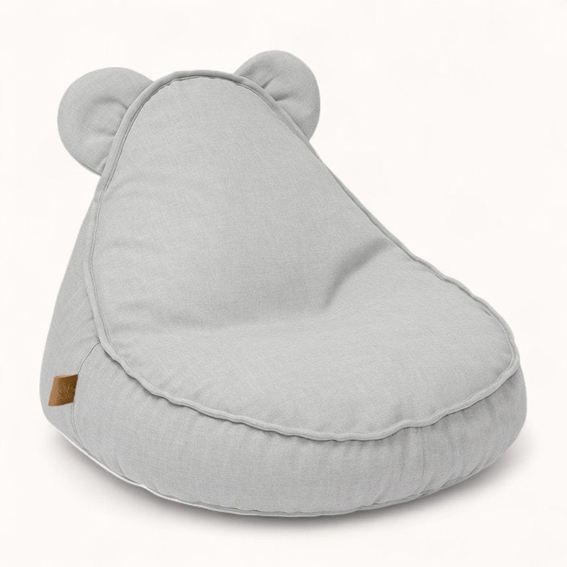 Pouf de Lecture pour Enfant en Tissu Technique gris