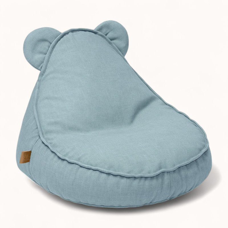 Pouf de Lecture pour Enfant en Tissu Technique bleu