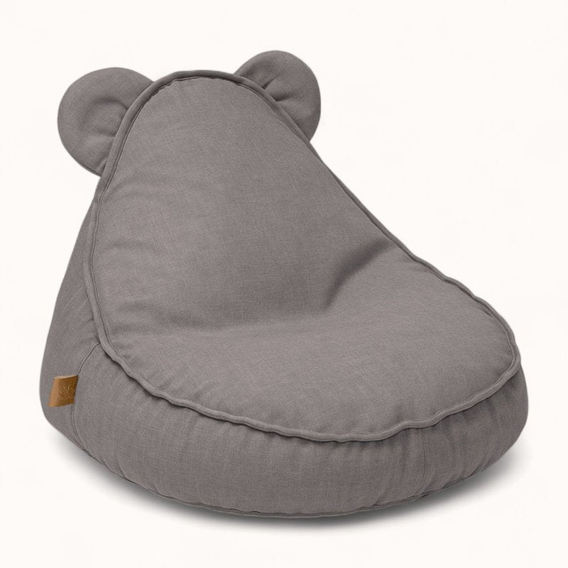 Pouf de Lecture pour Enfant en Tissu Technique taupe