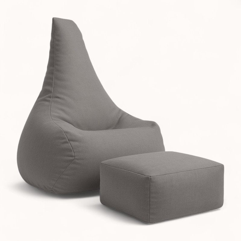 Pouf Modulable pour Enfant en Tissu Technique anthracite