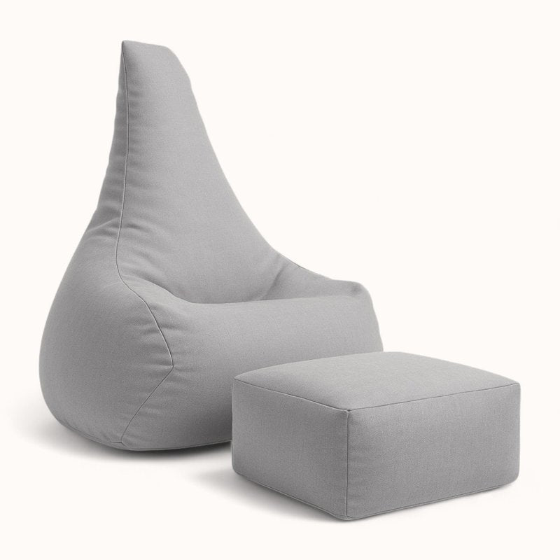 Pouf Modulable pour Enfant en Tissu Technique gris