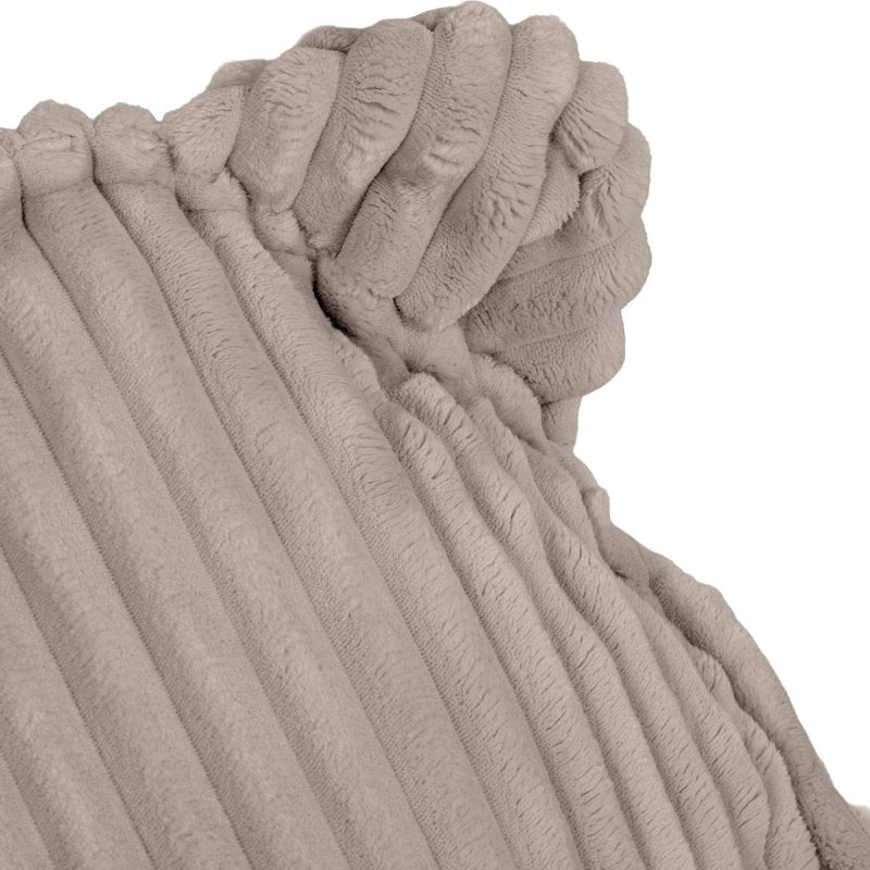 Pouf Peluche pour Enfant en Velours Boudoir beige sable