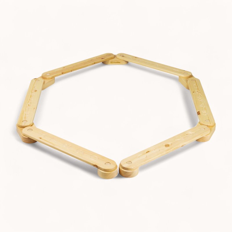 Poutre d'Équilibre Bois - 6 pièces
