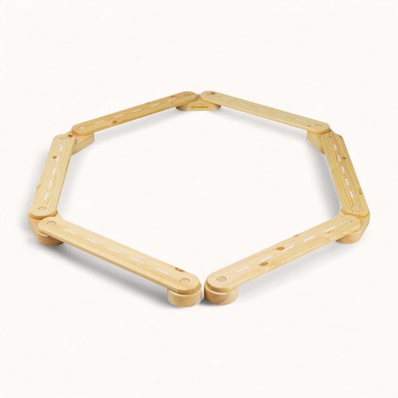 Poutre d'Équilibre Bois - 6 pièces