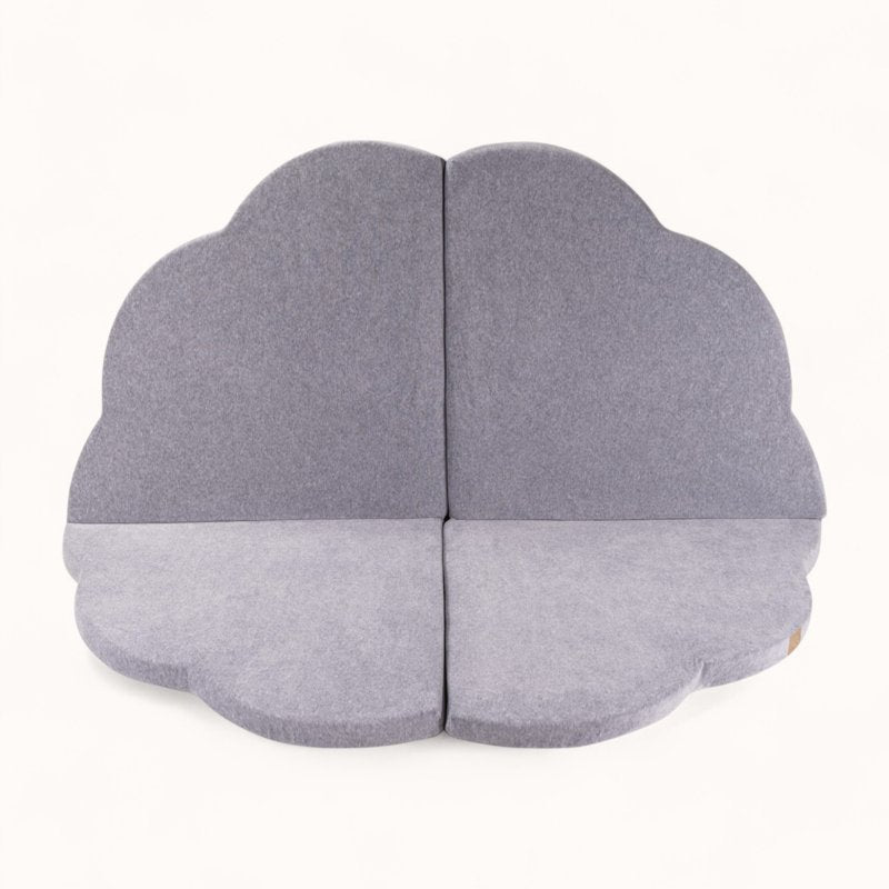 Tapis de Sol Bébé Epais Velours Gris