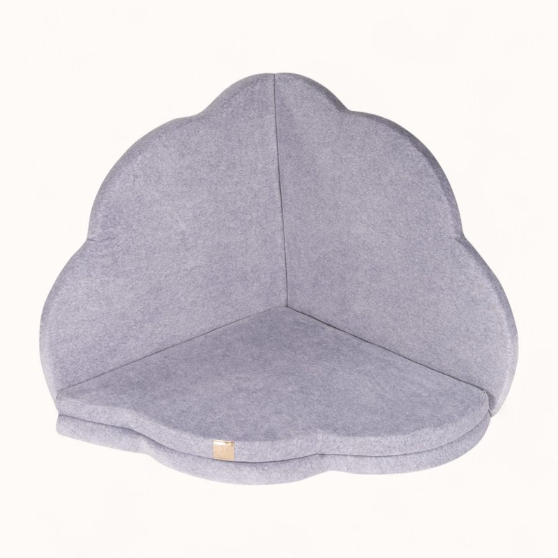 Tapis de Sol Bébé Epais Velours Gris