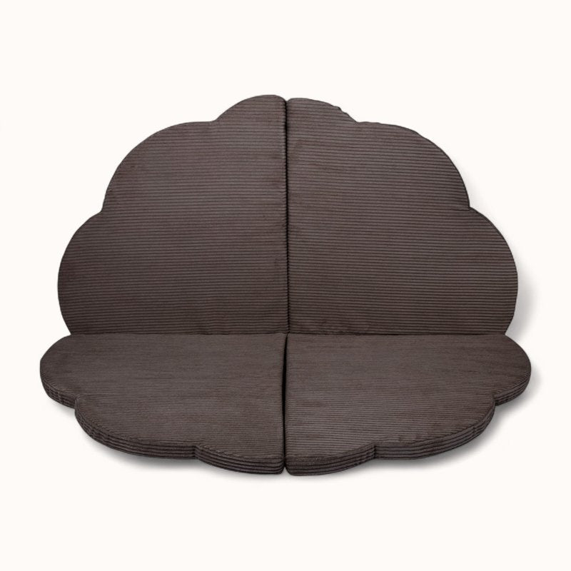 Tapis de Sol Motricité Bébé Nuage Marron