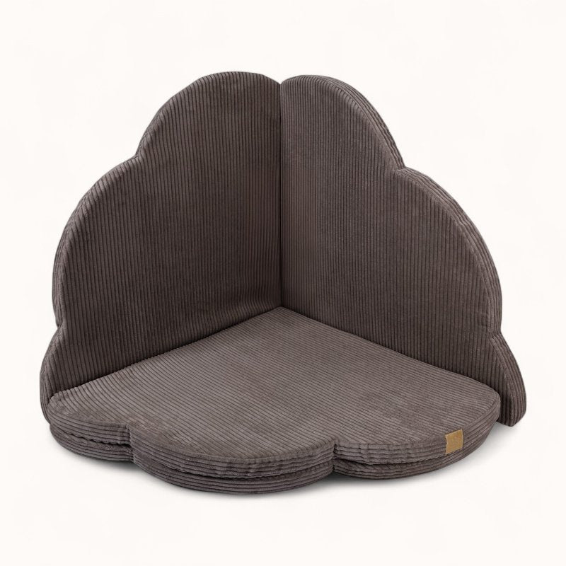 Tapis de Sol Motricité Bébé Nuage Marron