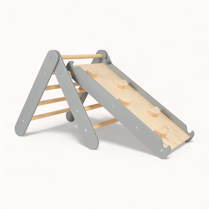 Triangle d'Escalade en Bois Gris