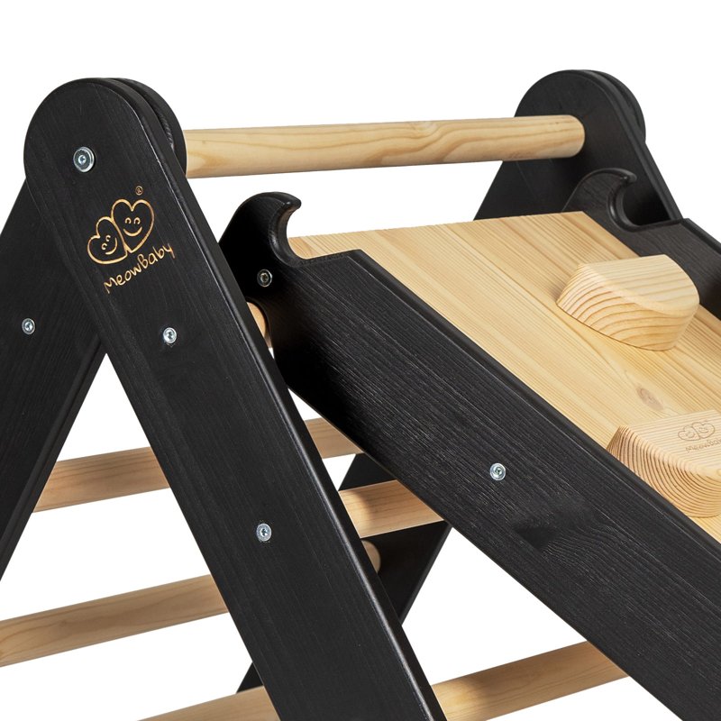 Triangle d'Escalade Noir pour Bébé